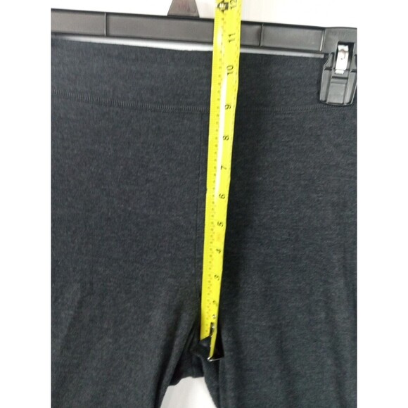 PINK Victoria's Secret Women Large Activewear Pants Dark Gray Leggings Yoga - Picture 9 of 9
